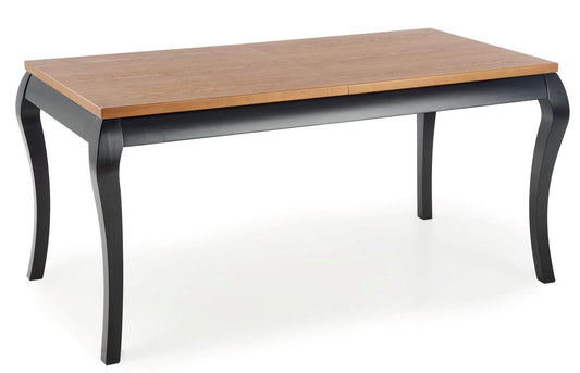Kitchen Table Windsor | size: Length: 90cm, Width: 240cm, Height: 76cm | color: Black/Oak | image: 1 | variant: 1006425