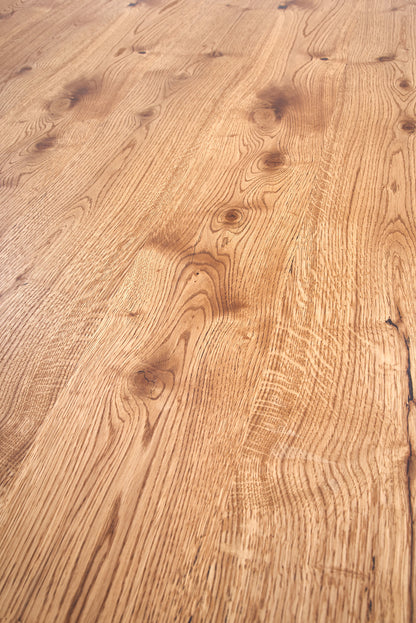 Kitchen Table Xavier | size: Length: 90cm, Width: 250cm, Height: 76cm | color: Black/Oak | image: 8 | variant: 1011302