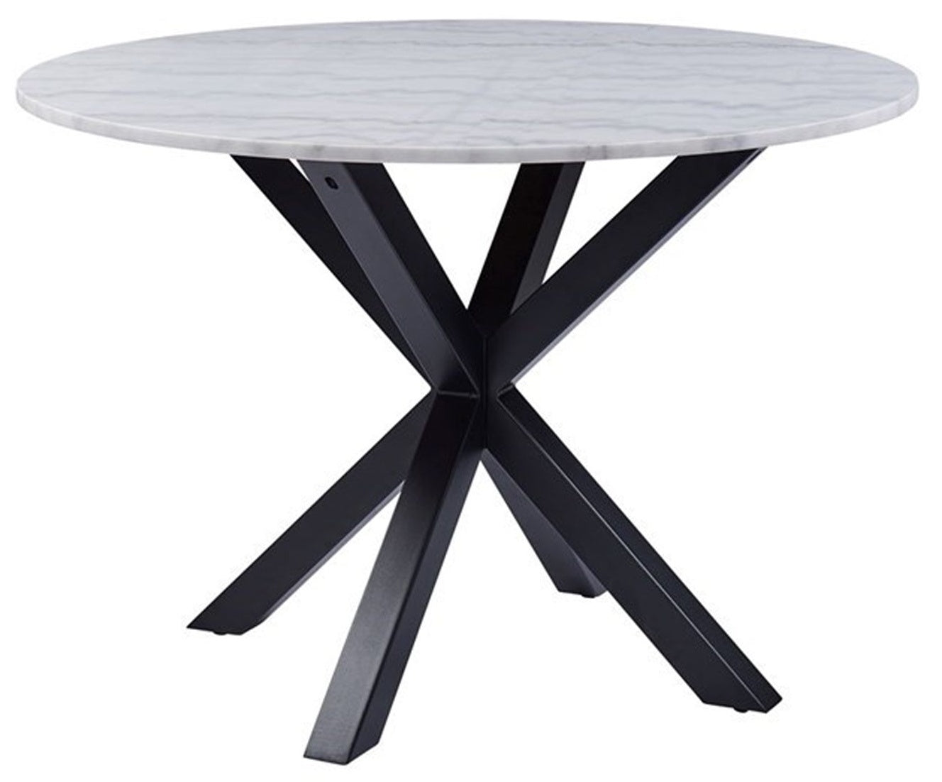 Kitchen Table Zurich | size: Length: 110cm, Width: 110cm, Height: 76cm, Diameter: 110cm | color: White | image: 0 | variant: 1006497