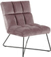 Lounge Chair Alba | size: Width: 62cm, Height: 90cm, Depth: 86cm | color: Pink | image: 1 | variant: 1004752