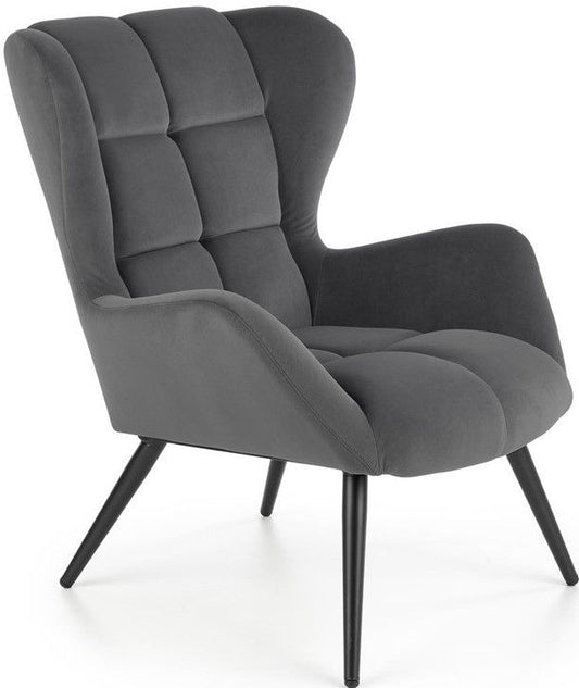 Lounge Chair Alghero | size: Width: 75cm, Height: 91cm, Depth: 86cm | color: Gray | image: 1 | variant: 1002839