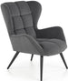 Lounge Chair Alghero | size: Width: 75cm, Height: 91cm, Depth: 86cm | color: Gray | image: 1 | variant: 1002839