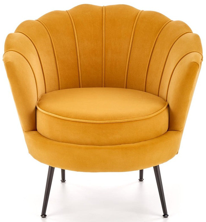 Lounge Chair Amorinito 2 | size: Width: 81cm, Height: 77cm, Depth: 77cm | color: Yellow | image: 5 | variant: 1016820