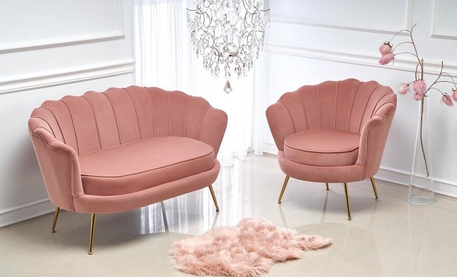 Lounge Chair Amorinito | size: Width: 81cm, Height: 77cm, Depth: 77cm | color: Pink | image: 8 | variant: 1004578