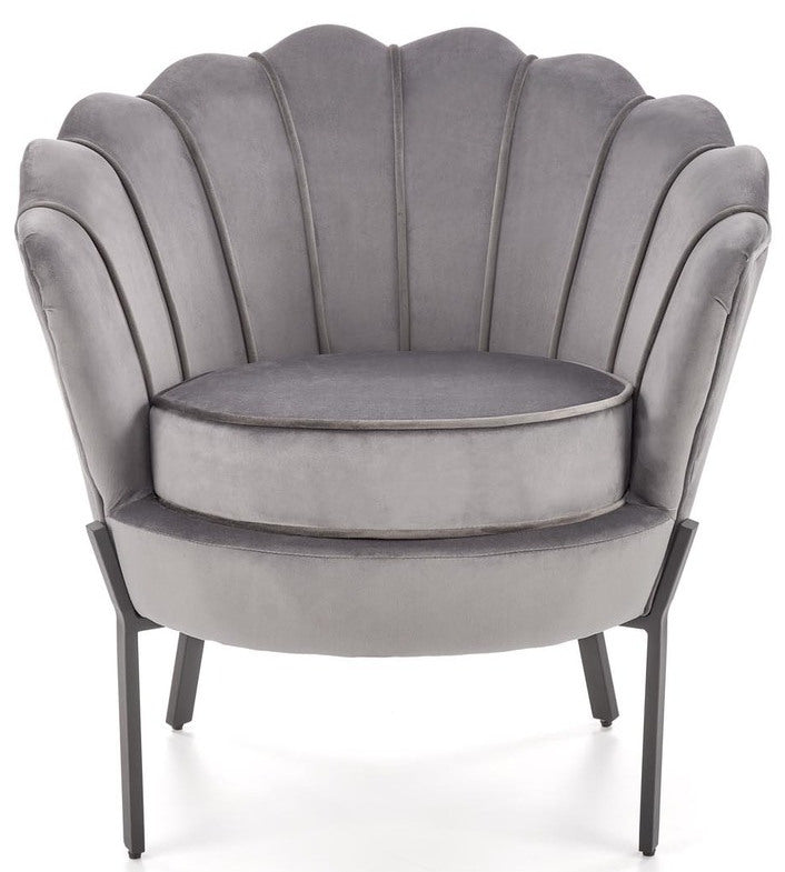 Lounge Chair Angelo | size: Width: 73cm, Height: 75cm, Depth: 73cm | color: Gray | image: 5 | variant: 1004582