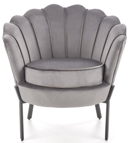 Lounge Chair Angelo | size: Width: 73cm, Height: 75cm, Depth: 73cm | color: Gray | image: 5 | variant: 1004582