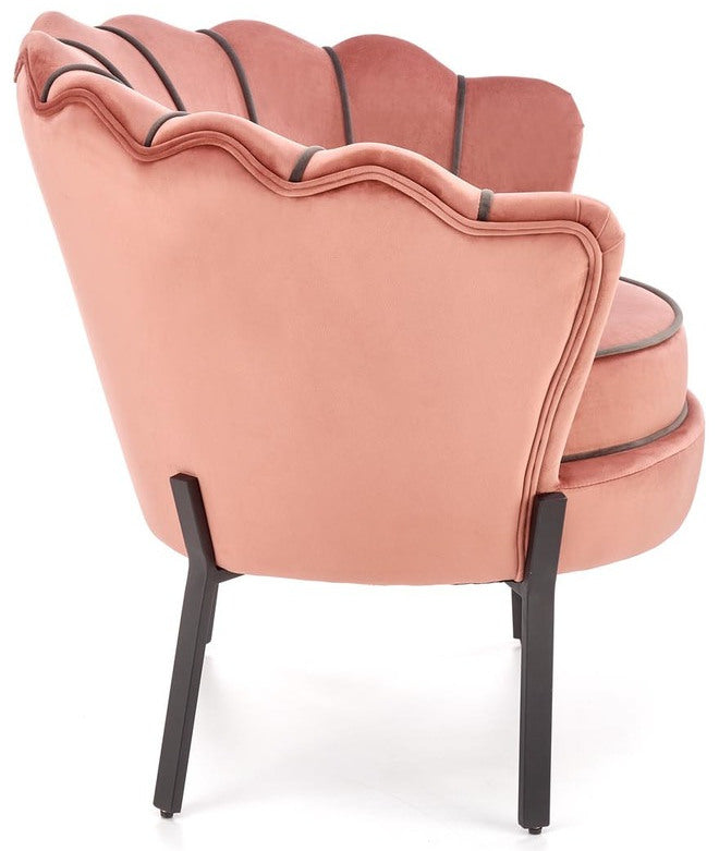 Lounge Chair Angelo | size: Width: 73cm, Height: 75cm, Depth: 73cm | color: Pink | image: 3 | variant: 1004583