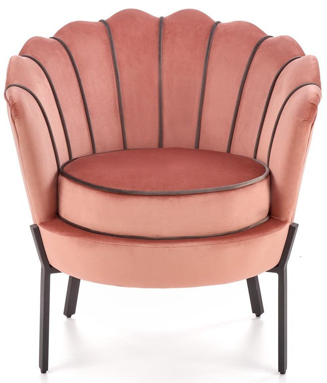 Lounge Chair Angelo | size: Width: 73cm, Height: 75cm, Depth: 73cm | color: Pink | image: 4 | variant: 1004583