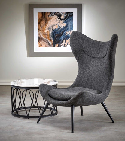 Lounge Chair Atlantis | size: Width: 77cm, Height: 106cm, Depth: 80cm | color: Gray | image: 8 | variant: 1012509