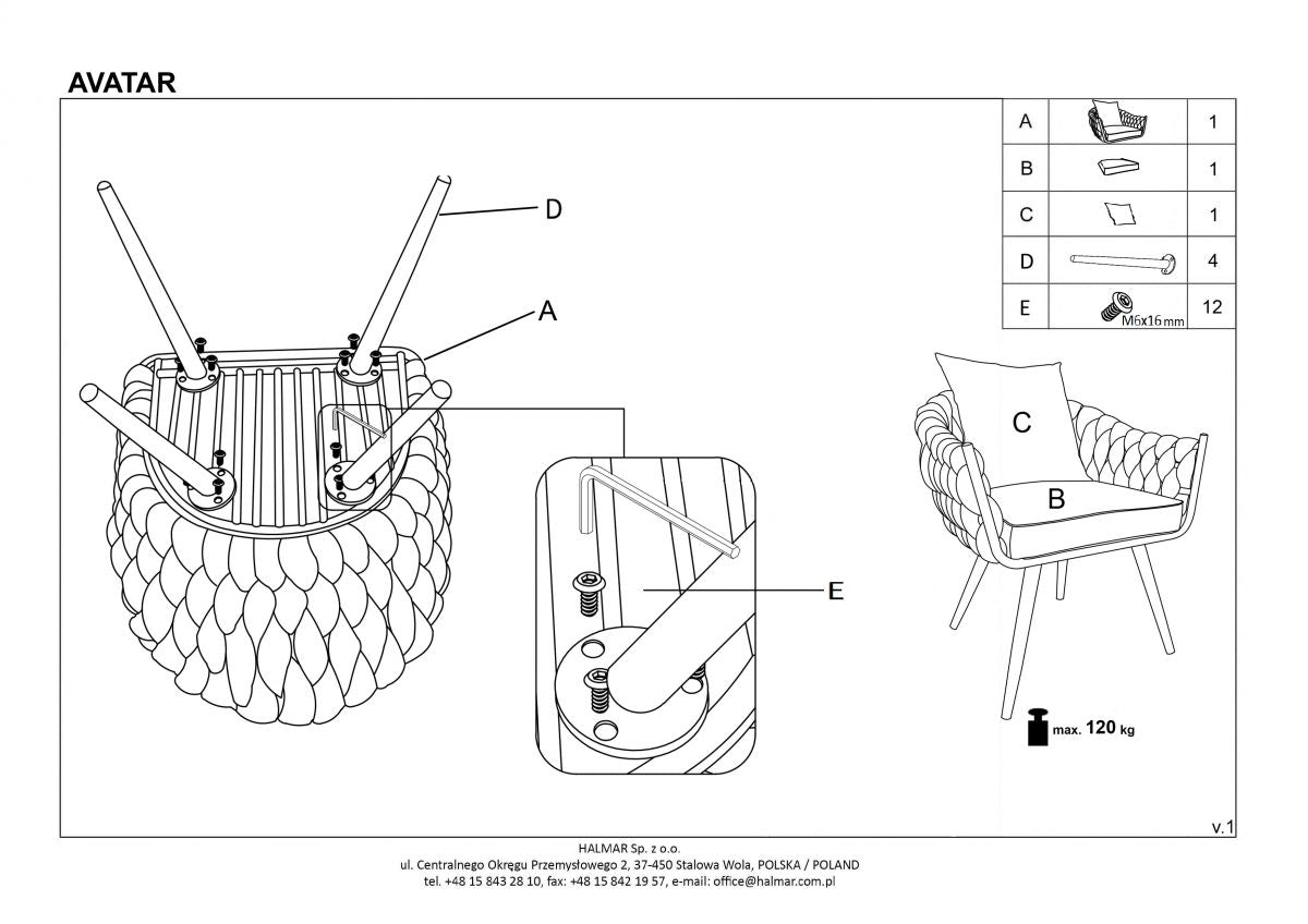 Lounge Chair Avatar | size: Width: 67cm, Height: 77cm, Depth: 55cm | color: Gray | image: 10 | variant: 1012030
