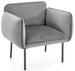 Lounge Chair Avignon | size: Width: 91cm, Height: 78cm, Depth: 72cm | color: Gray | image: 0 | variant: 1002698