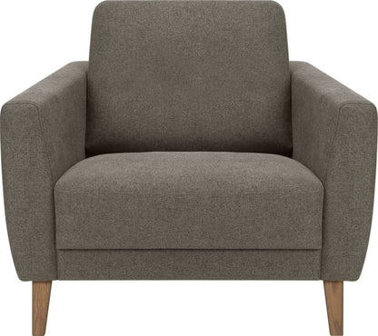 Lounge Chair Bakewell | size: Width: 88cm, Height: 80cm, Depth: 89cm | color: Beige | image: 2 | variant: 1001023