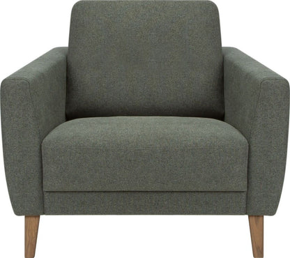 Lounge Chair Bakewell | size: Width: 88cm, Height: 80cm, Depth: 89cm | color: Green | image: 2 | variant: 1001024