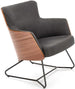Lounge Chair Bastia | size: Width: 74cm, Height: 79cm, Depth: 67cm | color: Brown/Grey | image: 1 | variant: 1002720