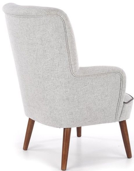 Lounge Chair Bishop | size: Width: 76cm, Height: 102cm, Depth: 78cm | color: Gray | image: 3 | variant: 1011397