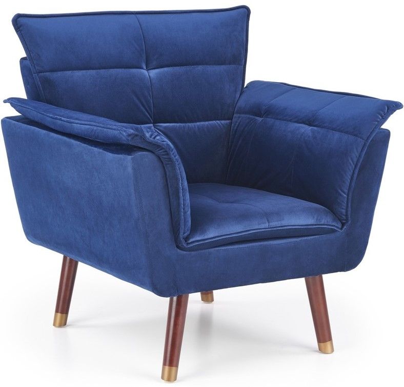 Lounge Chair Brindisi | size: Width: 80cm, Height: 84cm, Depth: 73cm | color: Blue | image: 1 | variant: 1002822