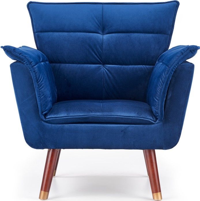 Lounge Chair Brindisi | size: Width: 80cm, Height: 84cm, Depth: 73cm | color: Blue | image: 3 | variant: 1002822