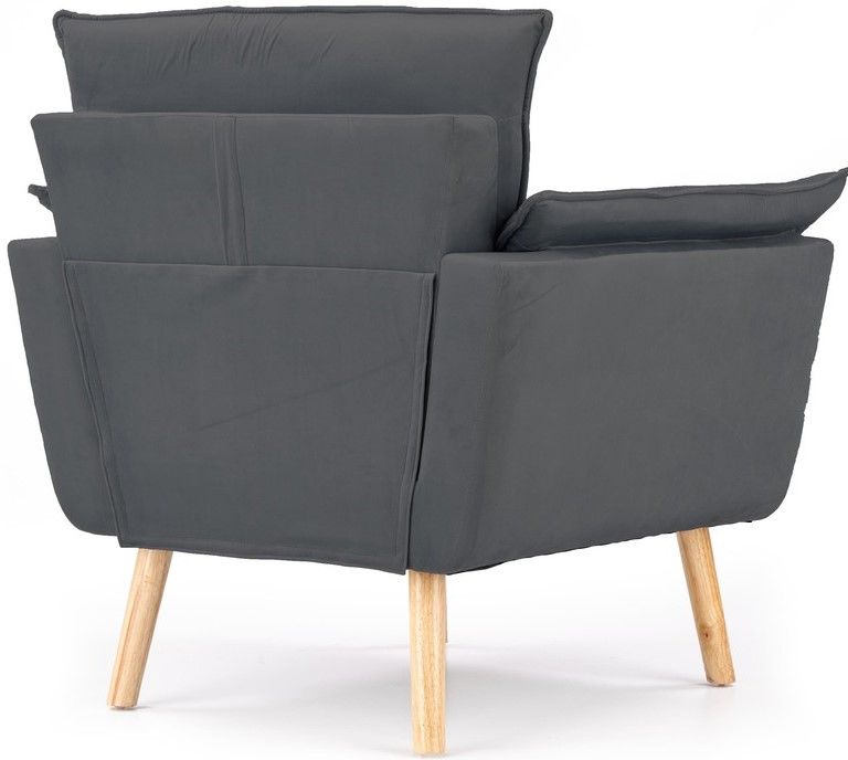 Lounge Chair Brindisi | size: Width: 80cm, Height: 84cm, Depth: 73cm | color: Gray | image: 2 | variant: 1002821