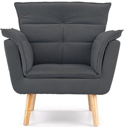 Lounge Chair Brindisi | size: Width: 80cm, Height: 84cm, Depth: 73cm | color: Gray | image: 4 | variant: 1002821