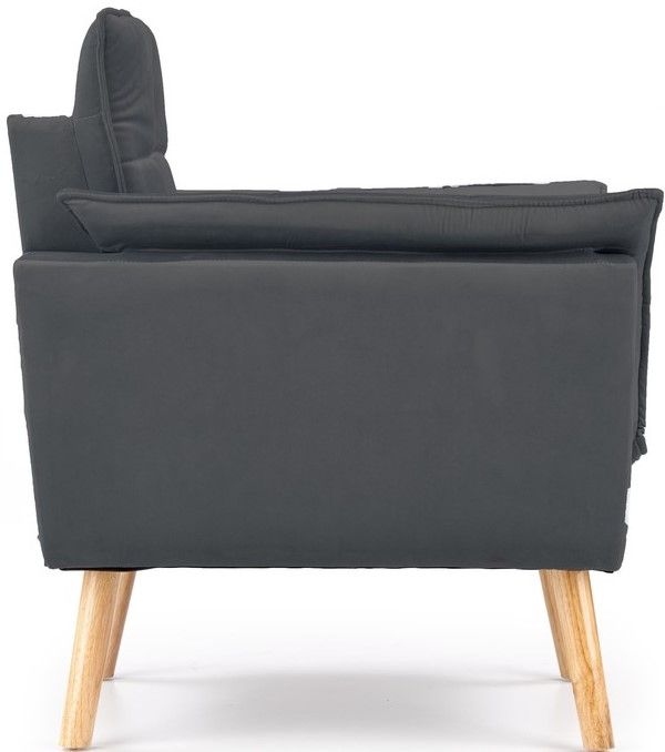 Lounge Chair Brindisi | size: Width: 80cm, Height: 84cm, Depth: 73cm | color: Gray | image: 5 | variant: 1002821