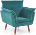 Lounge Chair Brindisi | size: Width: 80cm, Height: 84cm, Depth: 73cm | color: Green | image: 1 | variant: 1002820