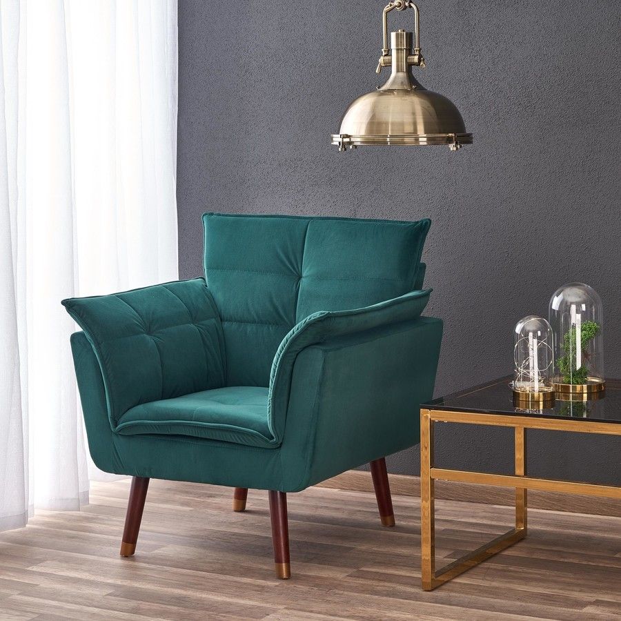 Lounge Chair Brindisi | size: Width: 80cm, Height: 84cm, Depth: 73cm | color: Green | image: 6 | variant: 1002820