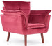 Lounge Chair Brindisi | size: Width: 80cm, Height: 84cm, Depth: 73cm | color: Red | image: 1 | variant: 1002819