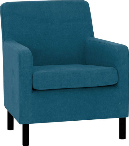 Lounge Chair Buxton | size: Width: 68.5cm, Height: 84cm, Depth: 76cm | color: Blue | image: 1 | variant: 1001030