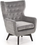 Lounge Chair Cagliari | size: Width: 75cm, Height: 103cm, Depth: 83cm | color: Gray | image: 1 | variant: 1002780
