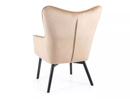Lounge Chair Carmen | size: Width: 72cm, Height: 99cm, Depth: 75cm | color: Beige | image: 2 | variant: 1004963