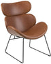 Lounge Chair Cazar | size: Width: 80cm, Height: 90.5cm, Depth: 69cm | color: Brown | image: 1 | variant: 1004780