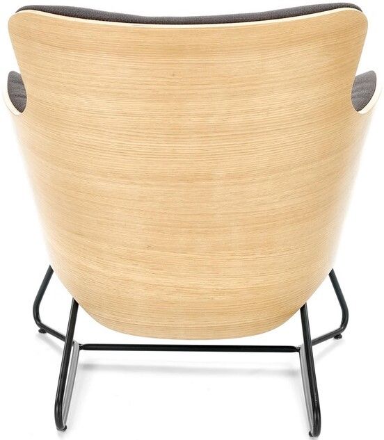 Lounge Chair Chillout | size: Width: 74cm, Height: 79cm, Depth: 67cm | color: Beige/Grey | image: 4 | variant: 1004616