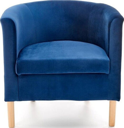 Lounge Chair Clubby 2 | size: Width: 66cm, Height: 64cm, Depth: 58cm | color: Blue | image: 2 | variant: 1004621