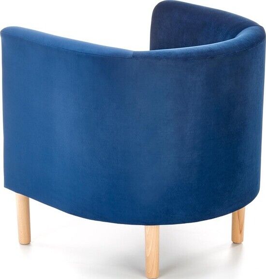 Lounge Chair Clubby 2 | size: Width: 66cm, Height: 64cm, Depth: 58cm | color: Blue | image: 3 | variant: 1004621
