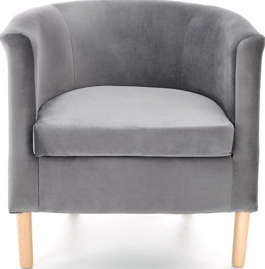 Lounge Chair Clubby 2 | size: Width: 66cm, Height: 64cm, Depth: 58cm | color: Gray | image: 2 | variant: 1004619