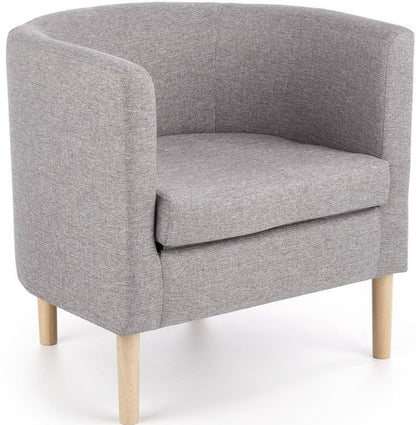 Lounge Chair Clubby | size: Width: 66cm, Height: 64cm, Depth: 58cm | color: Gray | image: 1 | variant: 1011386