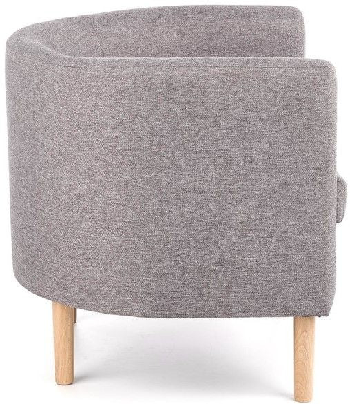 Lounge Chair Clubby | size: Width: 66cm, Height: 64cm, Depth: 58cm | color: Gray | image: 4 | variant: 1011386