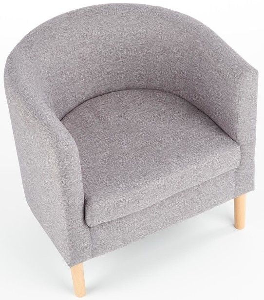 Lounge Chair Clubby | size: Width: 66cm, Height: 64cm, Depth: 58cm | color: Gray | image: 7 | variant: 1011386