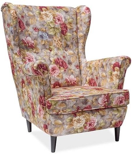 Lounge Chair Cologne | size: Width: 75cm, Height: 101cm, Depth: 85cm | color: Multicolored | image: 1 | variant: 1004089