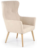 Lounge Chair Cotto | size: Width: 73cm, Height: 99cm, Depth: 76cm | color: Beige | image: 0 | variant: 1004623