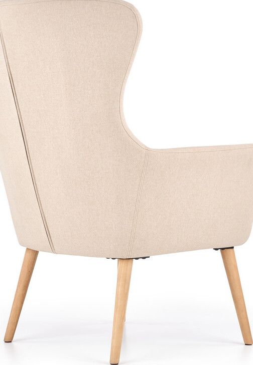 Lounge Chair Cotto | size: Width: 73cm, Height: 99cm, Depth: 76cm | color: Beige | image: 4 | variant: 1004623