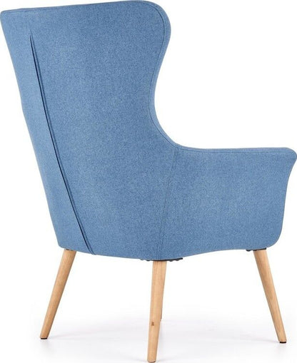 Lounge Chair Cotto | size: Width: 73cm, Height: 99cm, Depth: 76cm | color: Blue | image: 3 | variant: 1004627