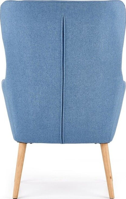 Lounge Chair Cotto | size: Width: 73cm, Height: 99cm, Depth: 76cm | color: Blue | image: 7 | variant: 1004627