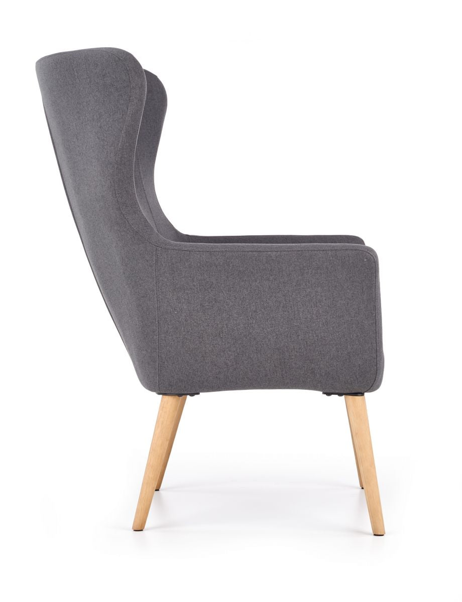 Lounge Chair Cotto | size: Width: 73cm, Height: 99cm, Depth: 76cm | color: Gray | image: 4 | variant: 1004624