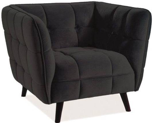 Lounge Chair Coventry | size: Width: 92cm, Height: 78cm, Depth: 85cm | color: Black | image: 1 | variant: 1004030