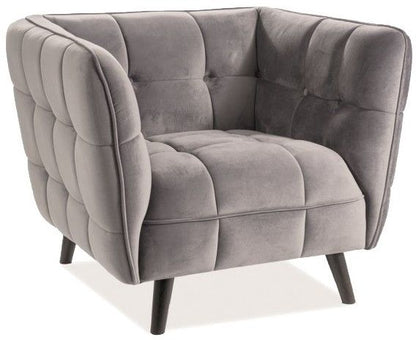Lounge Chair Coventry | size: Width: 92cm, Height: 78cm, Depth: 85cm | color: Gray | image: 1 | variant: 1004032