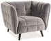 Lounge Chair Coventry | size: Width: 92cm, Height: 78cm, Depth: 85cm | color: Gray | image: 1 | variant: 1004032