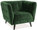 Lounge Chair Coventry | size: Width: 92cm, Height: 78cm, Depth: 85cm | color: Green | image: 1 | variant: 1004031