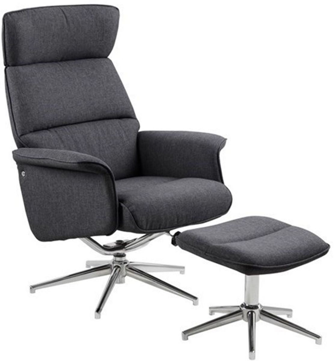 Lounge Chair East Naples | size: Width: 74cm, Height: 102cm, Depth: 108cm | color: Gray | image: 1 | variant: 1005716