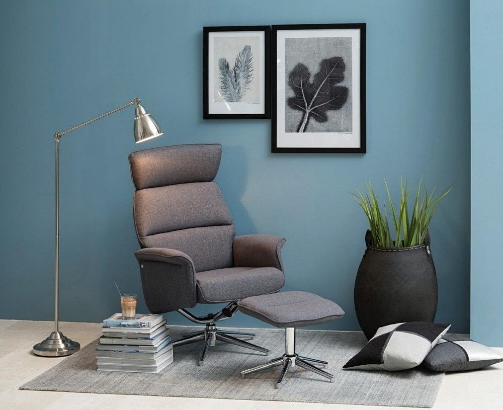 Lounge Chair East Naples | size: Width: 74cm, Height: 102cm, Depth: 108cm | color: Gray | image: 6 | variant: 1005716